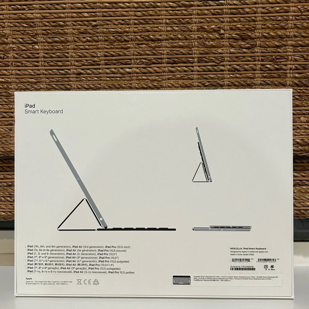COPY - Smart Keyboard: Fits iPad 7th, 8th, 9th Gen, iPad Air 3rd Gen, and iPad …